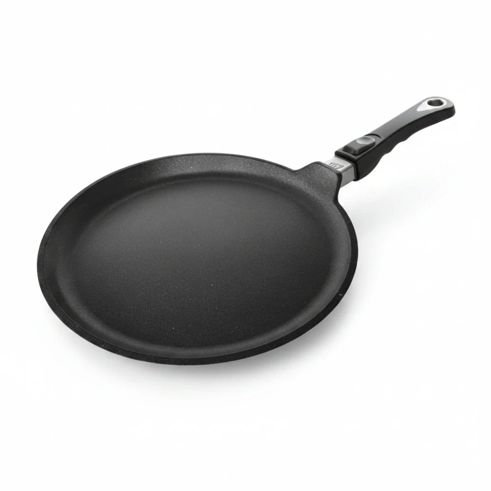 AMT Gastroguss titanová pánev na palačinky 32 cm – indukce